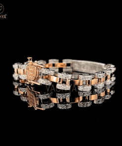 Alternative view of Novaluxe Diamond Gents Bracelet
