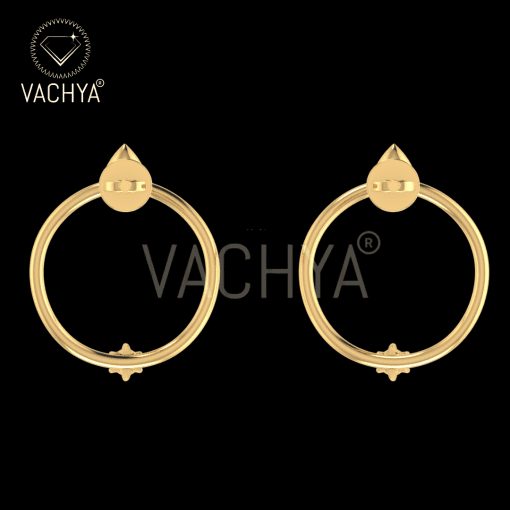 Hoop Round Diamond Bali - Image 3