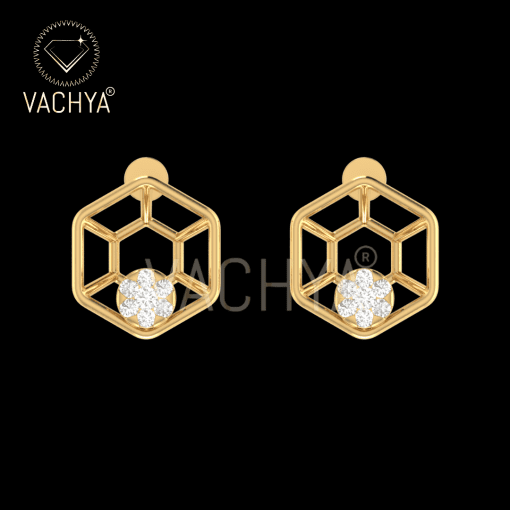 Web Diamond Studs