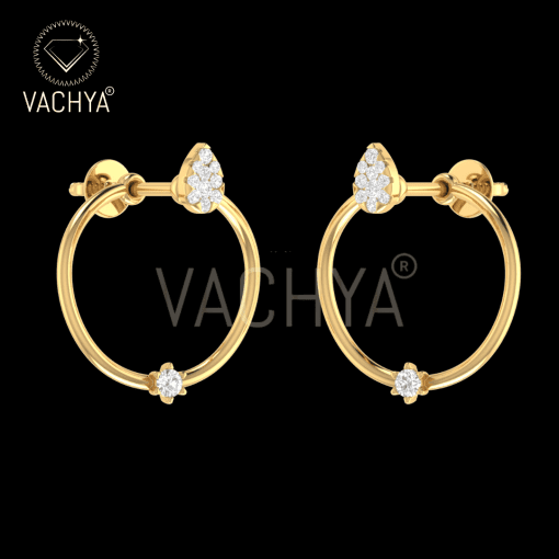 Hoop Round Diamond Bali - Image 4