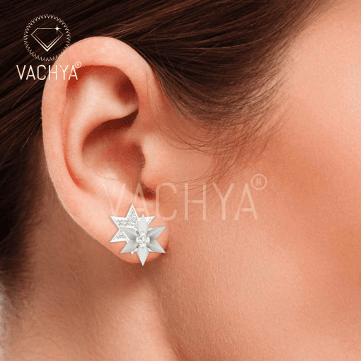 Akena Star Diamond Studs - Image 3