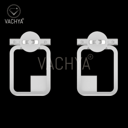 Closed U-Shaped Diamond Studs - Image 4