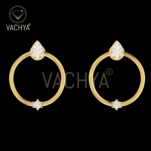 Hoop Round Diamond Bali