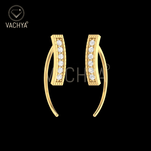 Stick Diamond Studs - Image 5