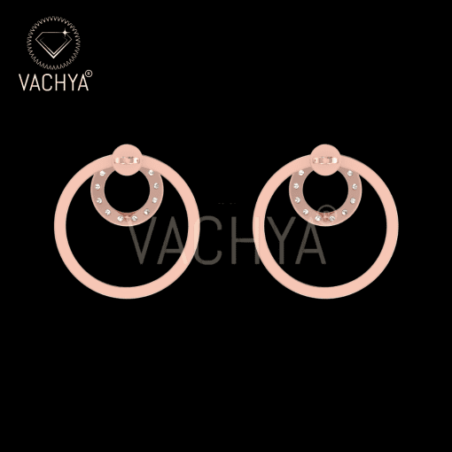 Double Round Diamond Studs - Image 5