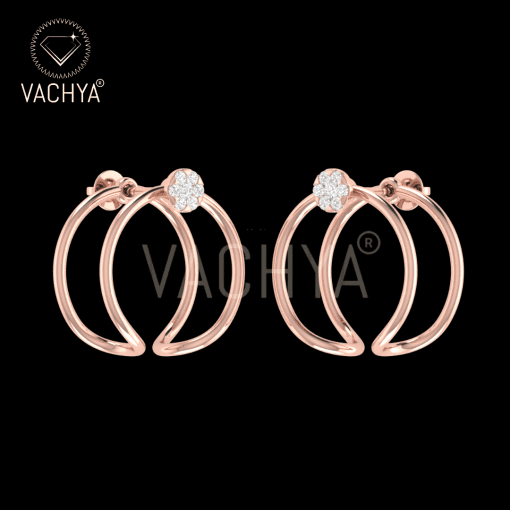 Classic Diamond Studs - Image 5