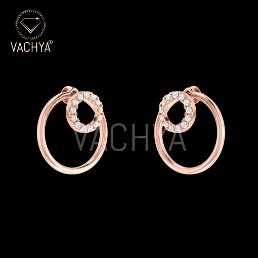Double Round Diamond Studs - Image 6