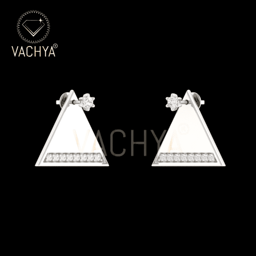 Trilliant Cut Diamond Studs - Image 6