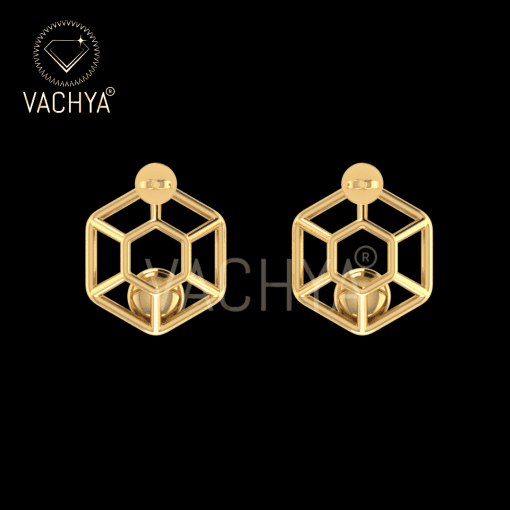 Web Diamond Studs - Image 6