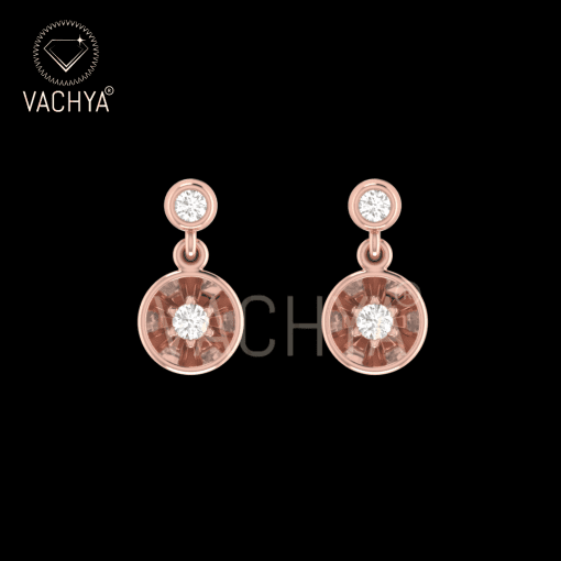 Floral Drop Diamond earrings