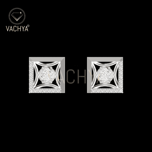 Pave Diamond Studs
