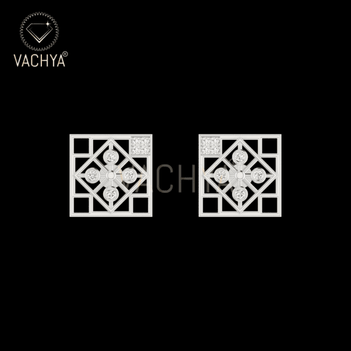 Modern Diamond Studs