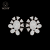 Flower Petal Diamond Studs