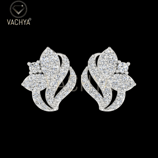 Graceful Diamond Studs