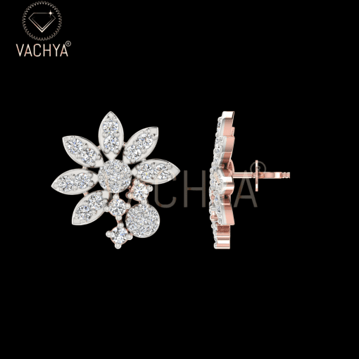 Daisy Diamond Studs - Image 3