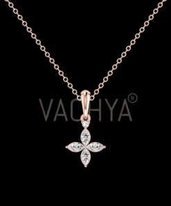 Four Leaf's Diamond Pendant