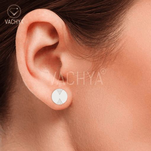 Round Cut Diamond Studs - Image 3