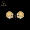 Half Pot Diamond Studs