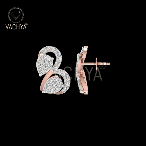 Swan Diamond Studs - Image 3