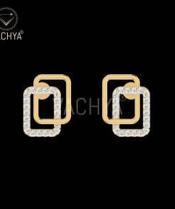 Double Face Diamond Studs