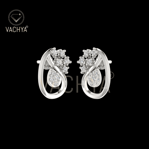 Flow Diamond Studs - Image 3