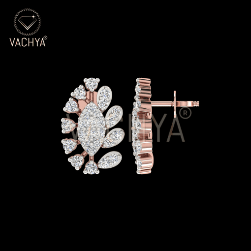 Twig Diamond Studs - Image 3