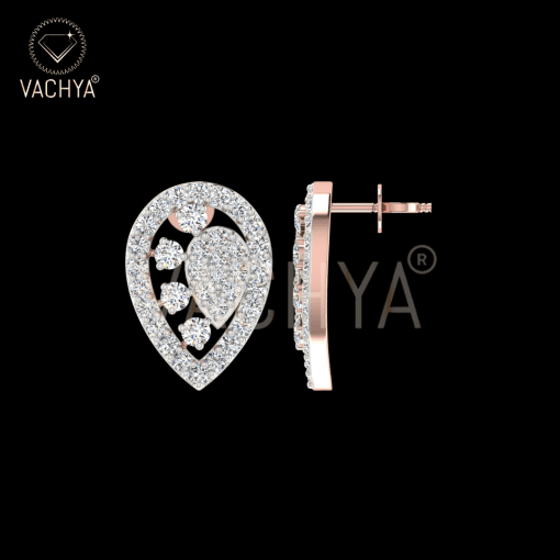 Flashy Diamond Studs - Image 3