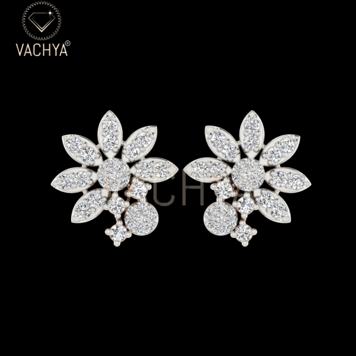 Daisy Diamond Studs