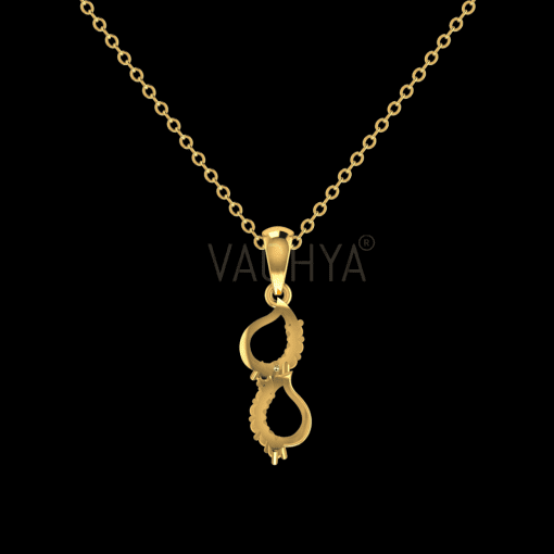 Gilded Glitters Diamond Pendant - Image 3