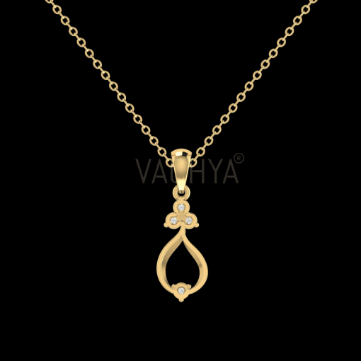 Halo Diamond Pendant - Image 3