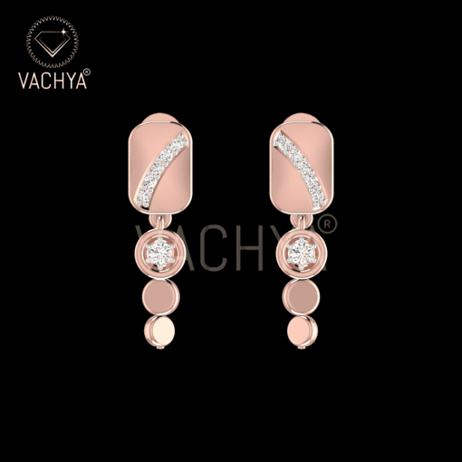 Pleasing Diamond Danglers