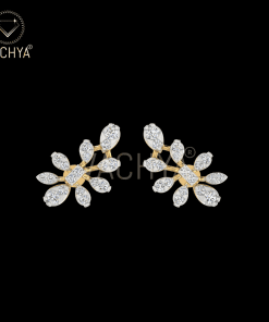 Classic Leaves Diamond Studs