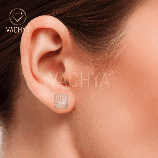 Mat Diamond Studs - Image 3