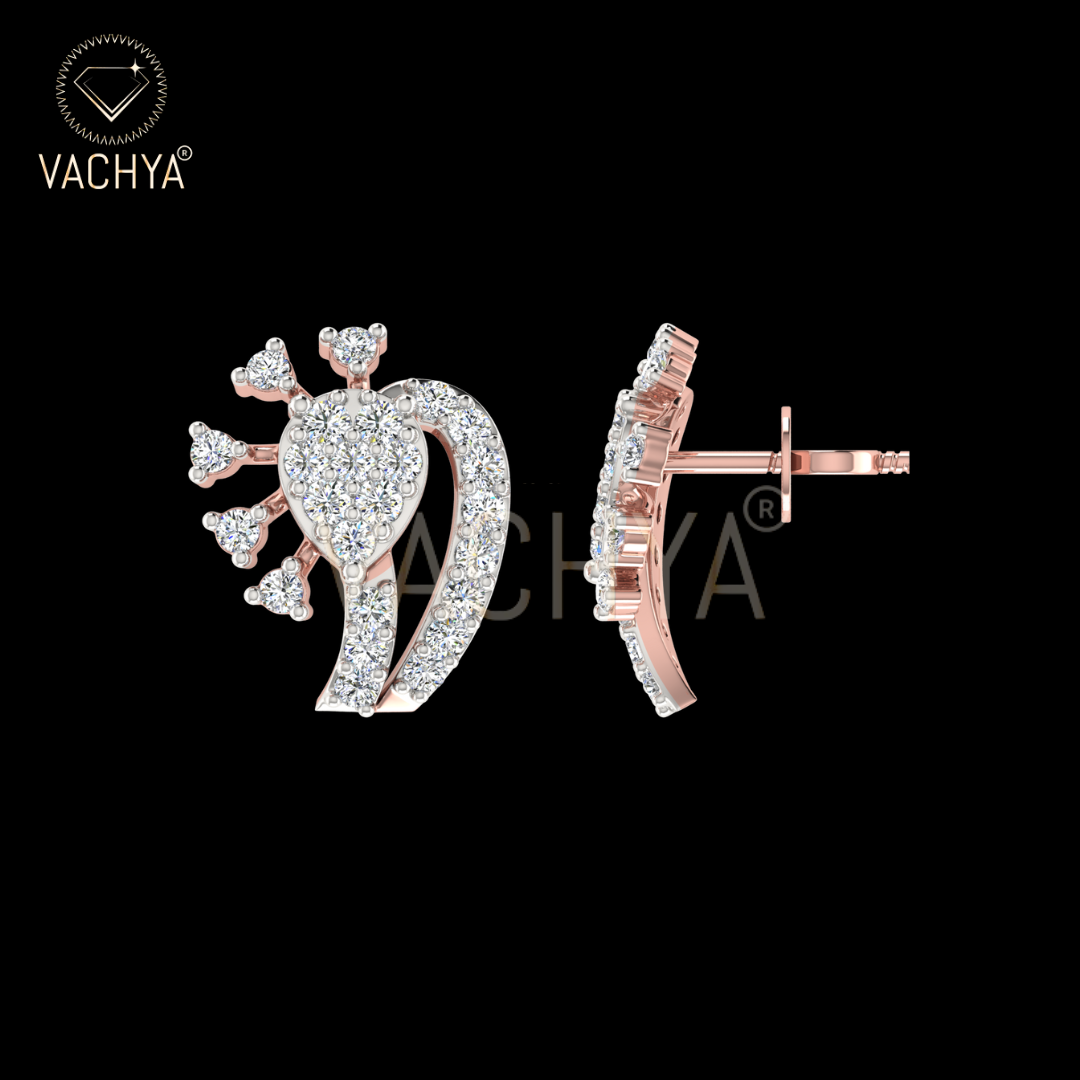 Breeze Diamond Studs - Image 3