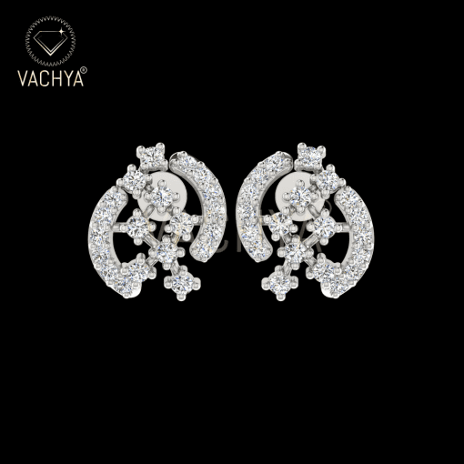 Spoor Diamond Studs - Image 2