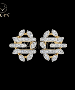 Sterling Diamond Studs