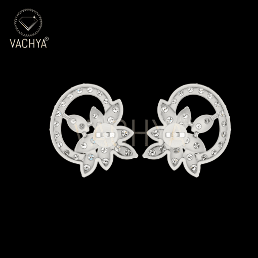 Flowering Diamond Studs - Image 4