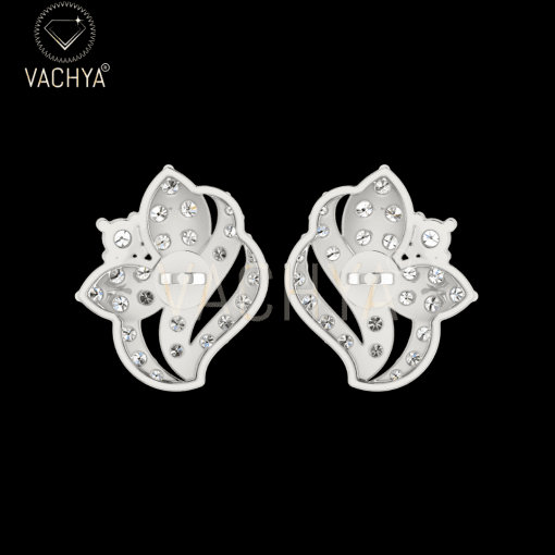 Graceful Diamond Studs - Image 4