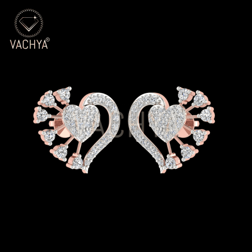 Heartstrings Diamond Studs - Image 4