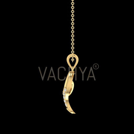 Wave Diamond Pendant - Image 4