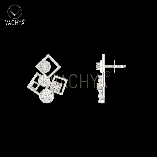 Exquisite Diamond Studs - Image 4