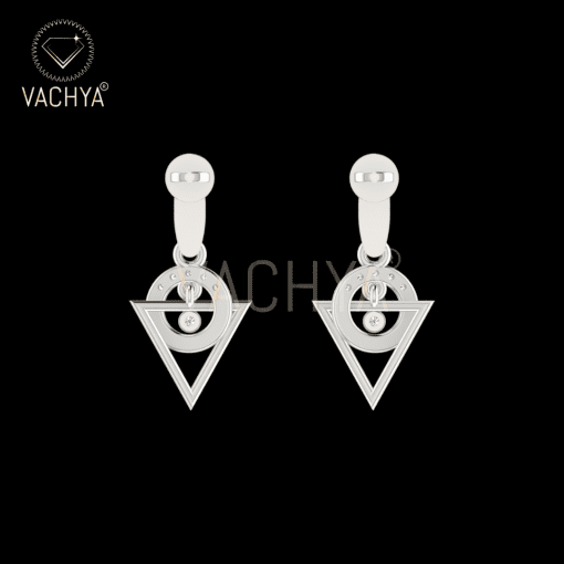 Vintage Diamond Hanging Earrings - Image 4