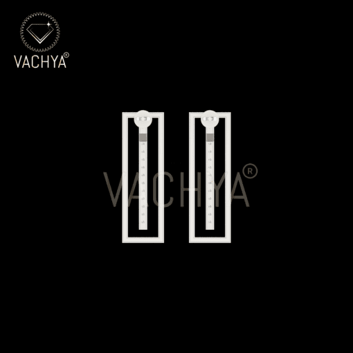 Brick Bar Diamond Studs - Image 4