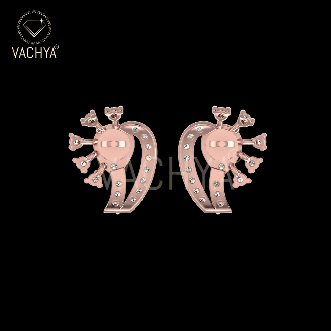 Breeze Diamond Studs - Image 4