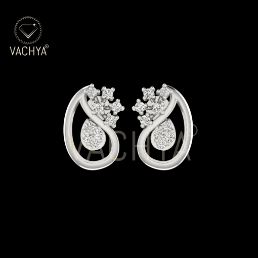 Flow Diamond Studs