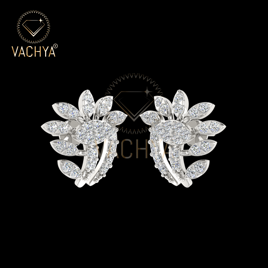 Blossoming Diamond Studs - Image 4