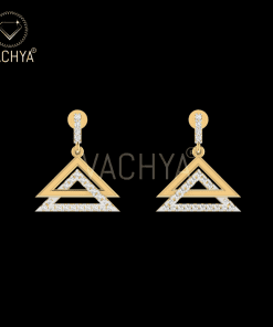 Double Cone Diamond Studs