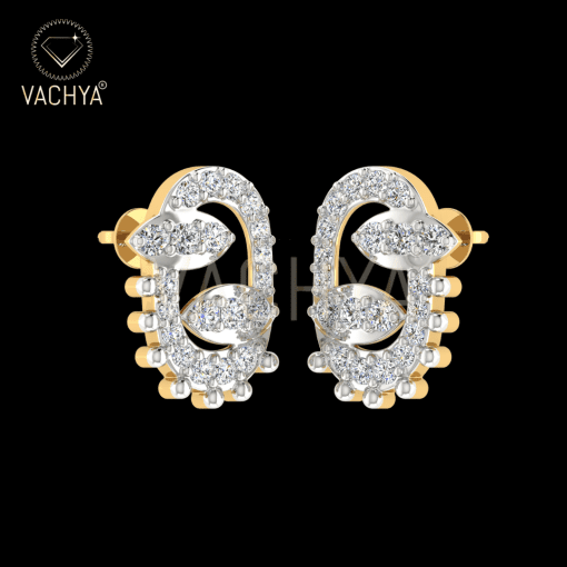 Eyeball Diamond Studs - Image 4