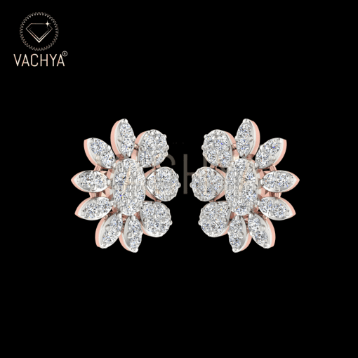 Marigold Diamond Studs - Image 5