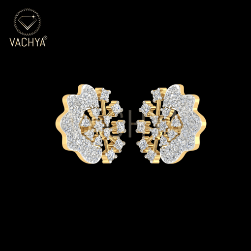 Prettyish Diamond Studs - Image 5